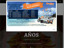 Tablet Screenshot of mariscoslosarbolitos.com